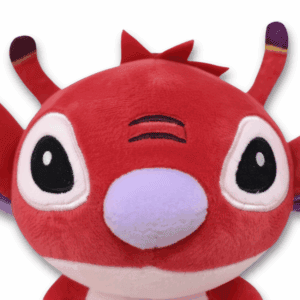 Peluche Leroy 25cm officielle Disney, le Stitch rouge (Expérience 629), zoom visage