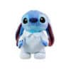 Peluche Stitch en pyjama bleu et bonnet de nuit, 100% officielle Disney.
