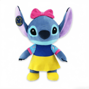 Peluche Stitch fille avec badge officiel