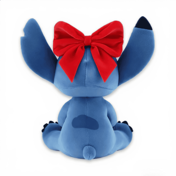 vue de dos Peluche Disney Stitch noeud papillon