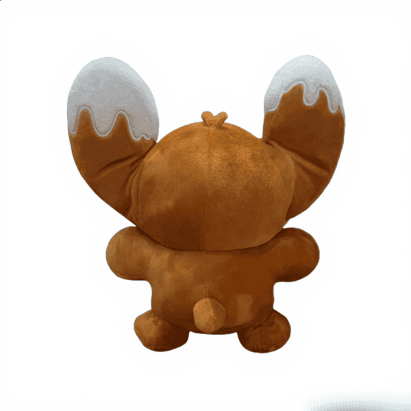 vue de dos Peluche Stitch pain d'épice