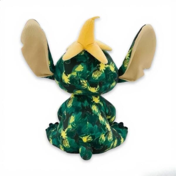 vue de dos peluche stitch livre de la jungle