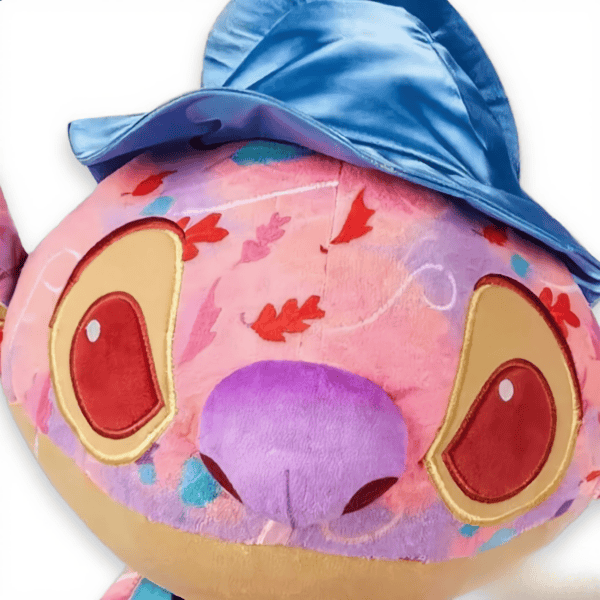 zoom visage Peluche Stitch Pocahontas