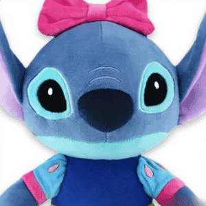 zoom visage Peluche Stitch fille