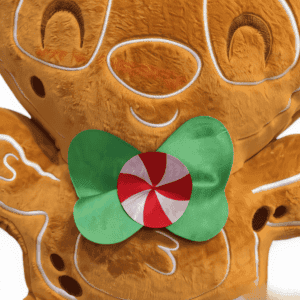 zoom visage Peluche Stitch pain d'épice