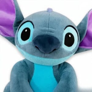 zoom visage peluche stitch 40cm