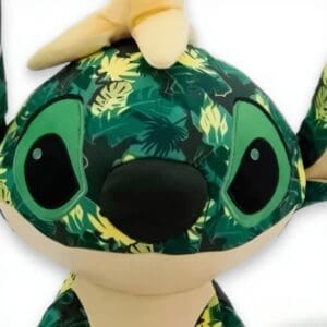 zoom visage peluche stitch livre de la jungle