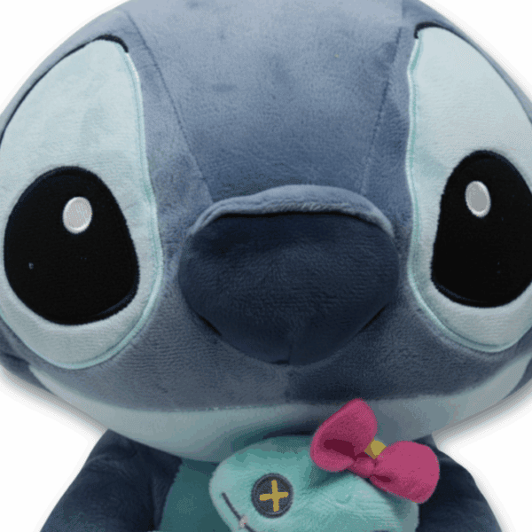 Peluche Stitch 100 Ans officielle Disney zoom visage