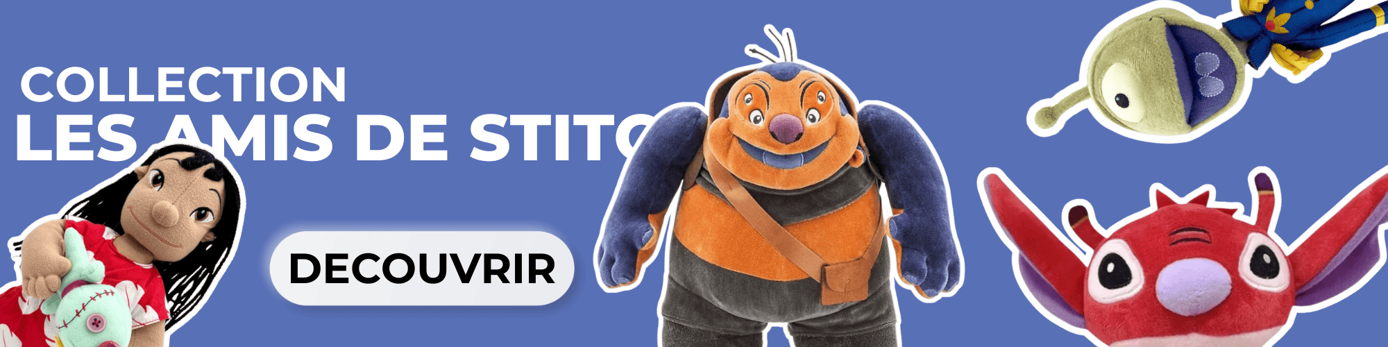 collection officielle les amis de stitch en peluche