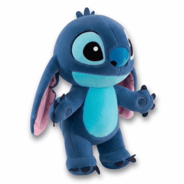 Grosse peluche Stitch Bleu vue 3/4