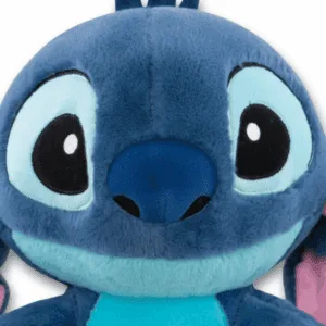 Grosse peluche Stitch Bleu zoom sur visage