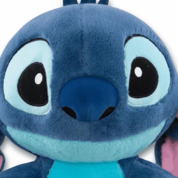 Grosse peluche Stitch Bleu zoom sur visage