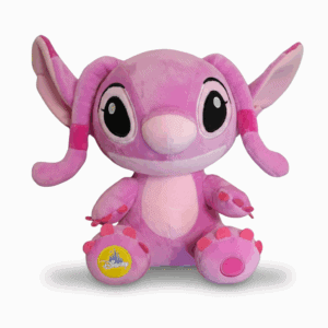 peluche angel 25cm avec badge disney officiel