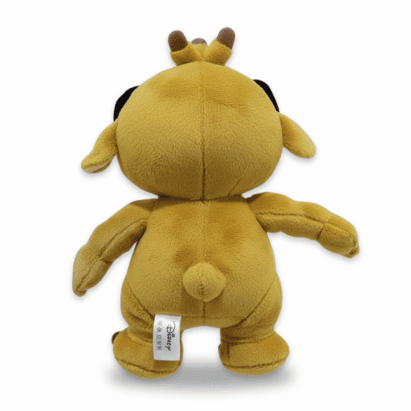 peluche reuben stitch jaune de dos