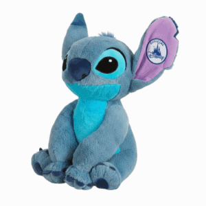 peluche stitch 55cm avec badge officiel disney