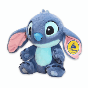 peluche stitch douce 35cm badge officiel disney