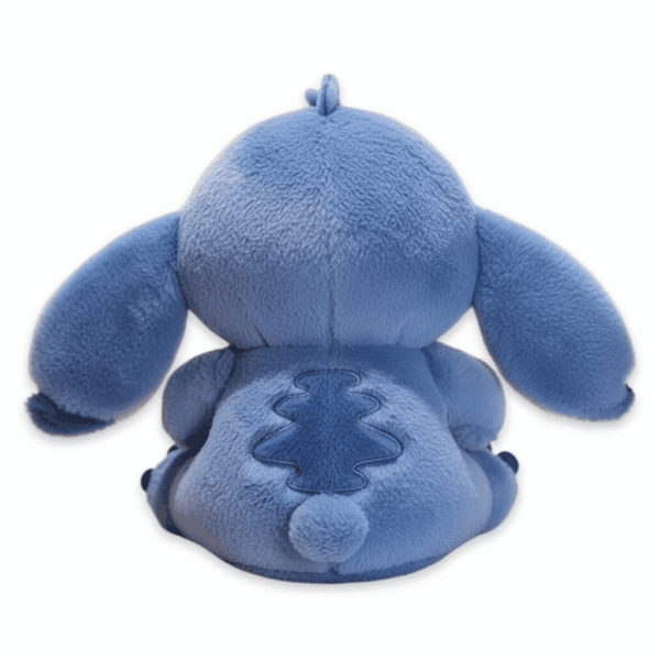vue de dos peluche stitch douce 35cm