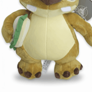 zoom detail sandwich et pattes peluche reuben stitch jaune