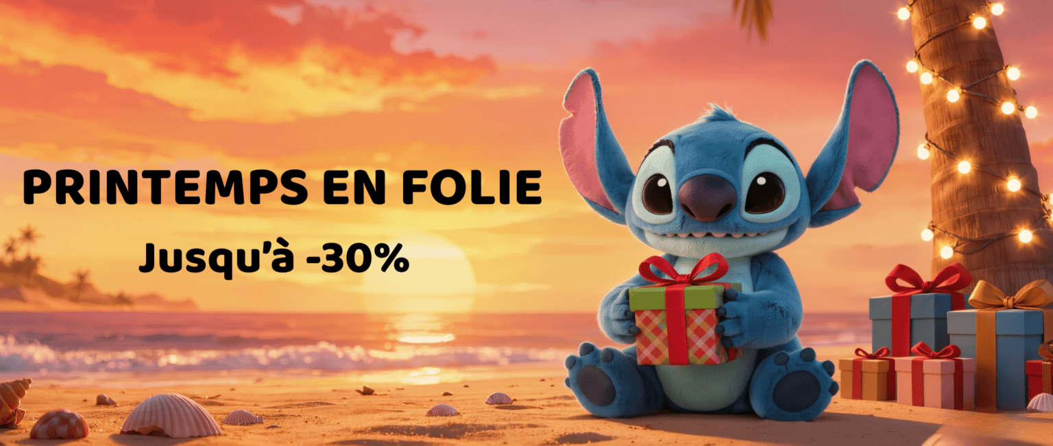 peluche stitch bannière printemps ordi