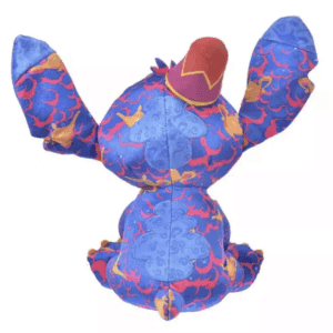 vue de dos Peluche Stitch Aladin