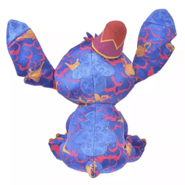 vue de dos Peluche Stitch Aladin