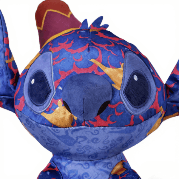 zoom visage Peluche Stitch Aladin